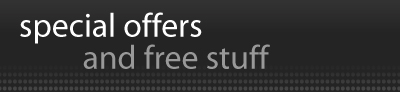 special offers and free stuff